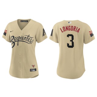 Evan Longoria Women's Arizona Diamondbacks Nike Gold City Connect Replica Jersey