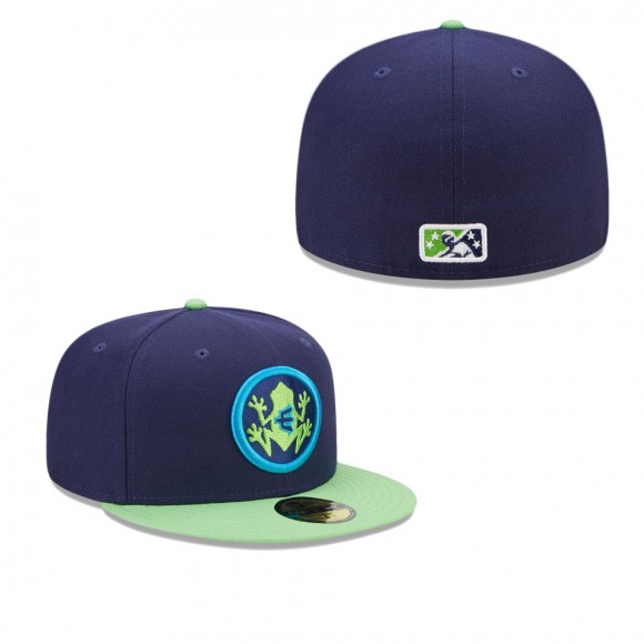 Everett AquaSox Navy Green Marvel x Minor League 59FIFTY Fitted Hat