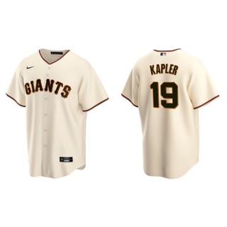 Gabe Kapler Men's Giants Cream Home Official Replica Jersey