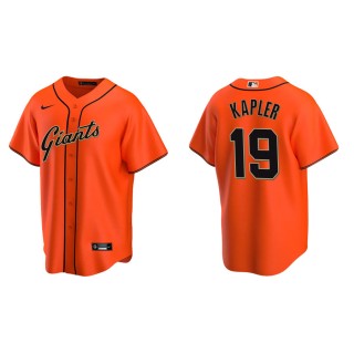 Gabe Kapler Men's Giants Orange Alternate Replica Jersey