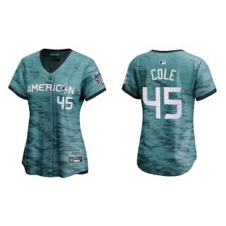 Gerrit Cole Women American League Teal 2023 MLB All-Star Game Limited Jersey