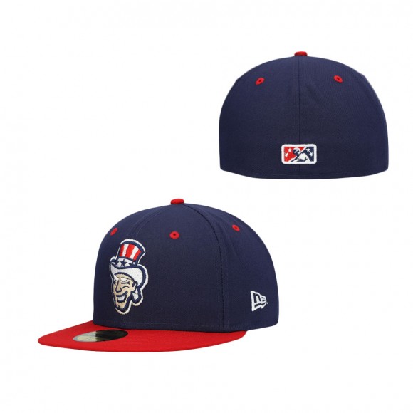 Harrisburg Senators Navy Authentic Collection Team Alternate 59FIFTY Fitted Hat