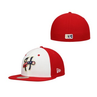 Harrisburg Senators White Authentic Collection Team Alternate 59FIFTY Fitted Hat