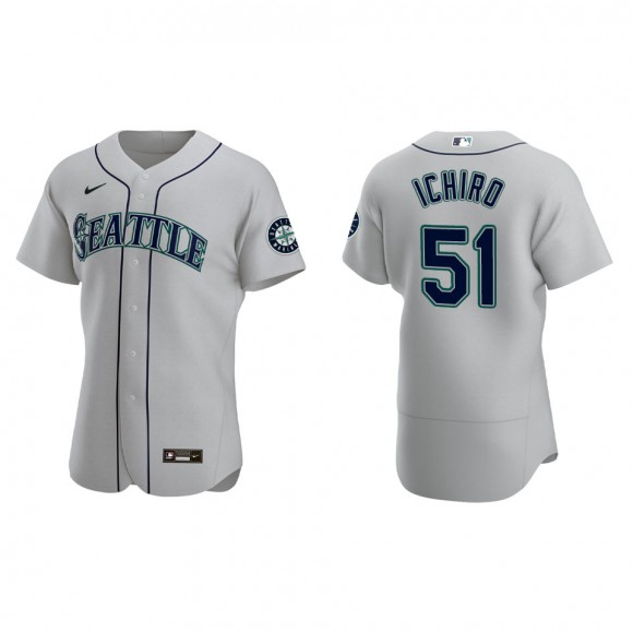 Ichiro Suzuki Seattle Mariners Gray Alternate Authentic Jersey