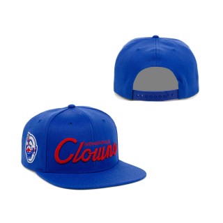 NLB Indianapolis Clowns Rings & Crwns Royal Snapback Hat