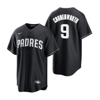 Jake Cronenworth Padres Nike Black White 2021 All Black Fashion Replica Jersey