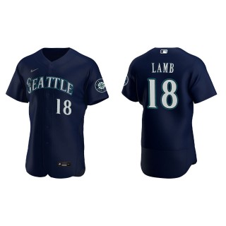 Jake Lamb Seattle Mariners Navy Alternate Authentic Jersey