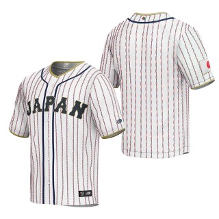 Men's Japan Baseball White 2023 World Baseball Classic Replica Jersey