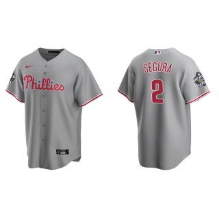 Jean Segura Philadelphia Phillies Gray 2022 World Series Road Replica Jersey