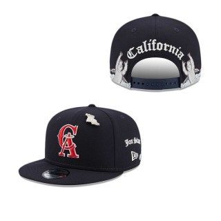 Jon Stan X Los Angeles Angels Cherub Script 9FIFTY Snapback Hat