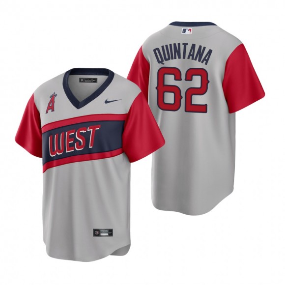 Angels Jose Quintana Nike Gray 2021 Little League Classic Road Replica Jersey