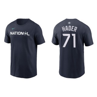 Josh Hader National League Navy 2023 MLB All-Star Game T-Shirt