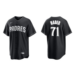 Men's San Diego Padres Josh Hader Black White Replica Official Jersey