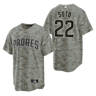 Juan Soto San Diego Padres Camo USMC Alternate Replica Jersey