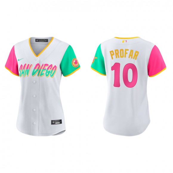 Jurickson Profar Women's San Diego Padres White 2022 City Connect Replica Jersey