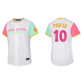 Jurickson Profar Youth San Diego Padres White 2022 City Connect Replica Jersey