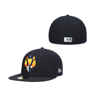 Men's Las Vegas Aviators Navy Authentic Collection Team Game 59FIFTY Fitted Hat