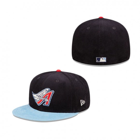 Los Angeles Angels Cooperstown Corduroy 59FIFTY Fitted Hat