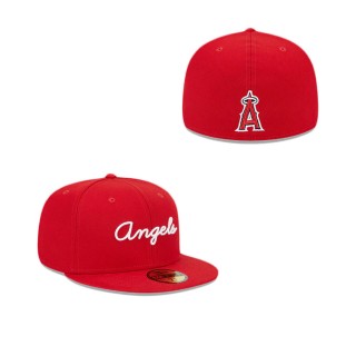 Los Angeles Angels Fairway Script 59FIFTY Fitted Hat