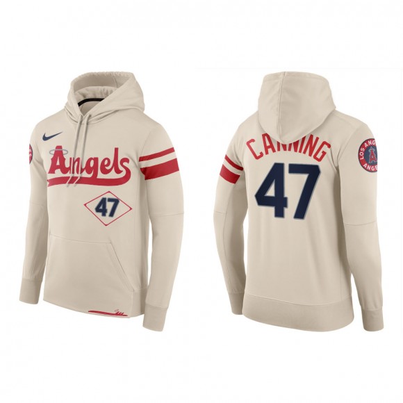 Griffin Canning Los Angeles Angels Cream 2022 City Connect Hoodie