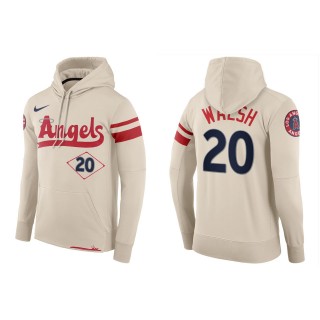 Jared Walsh Los Angeles Angels Cream 2022 City Connect Hoodie