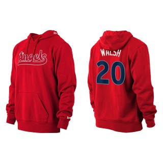 Jared Walsh Los Angeles Angels Red 2022 City Connect Pullover Hoodie