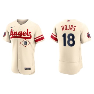 Jose Rojas Men's Los Angeles Angels Nike Cream 2022 City Connect Authentic Team Jersey