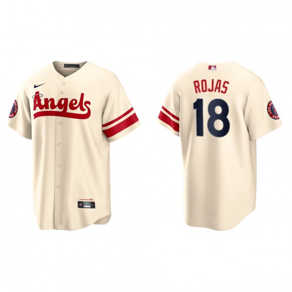 Jose Rojas Men's Los Angeles Angels Nike Cream 2022 City Connect Replica Player Jersey