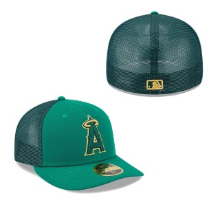 Men's Los Angeles Angels Kelly Green 2023 St. Patrick's Day Low Profile 59FIFTY Fitted Hat