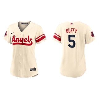 Matt Duffy Women's Los Angeles Angels Nike Cream 2022 City Connect Replica Team Jersey