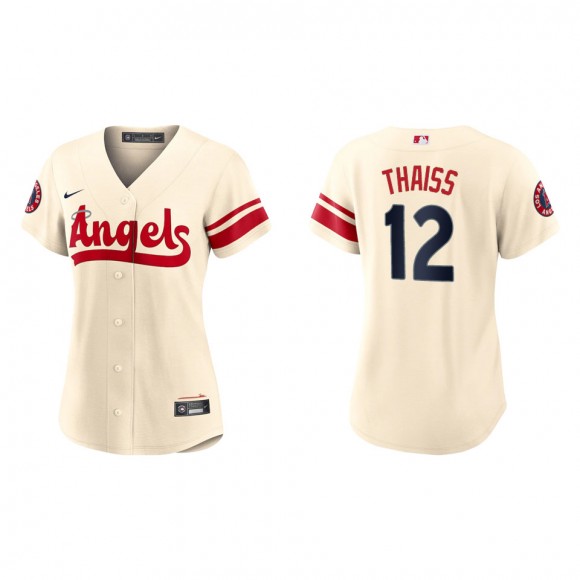 Matt Thaiss Women's Los Angeles Angels Nike Cream 2022 City Connect Replica Team Jersey