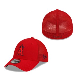 Los Angeles Angels Youth 2022 Batting Practice 39THIRTY Flex Hat Red