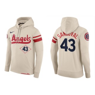 Patrick Sandoval Los Angeles Angels Cream 2022 City Connect Hoodie