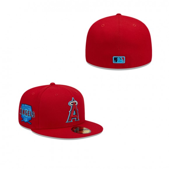 Los Angeles Angels Red 2023 MLB Father's Day On-Field 59FIFTY Fitted Hat