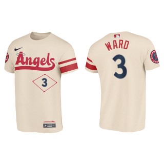 Taylor Ward Los Angeles Angels Cream 2022 City Connect T-Shirt