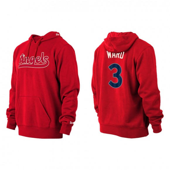 Taylor Ward Los Angeles Angels Red 2022 City Connect Pullover Hoodie