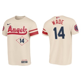 Tyler Wade Los Angeles Angels Cream 2022 City Connect T-Shirt