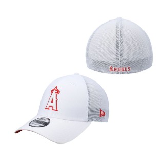 Los Angeles Angels White 2022 Batting Practice 39THIRTY Flex Hat