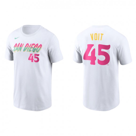 Luke Voit San Diego Padres White 2022 City Connect Name & Number T-Shirt