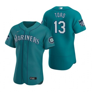 Seattle Mariners Abraham Toro Aqua 2023 MLB All-Star Game Jersey