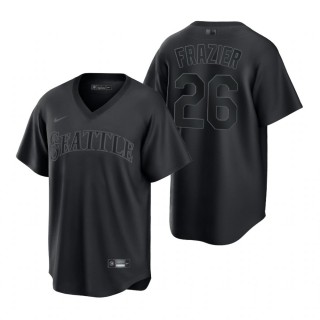 Seattle Mariners Adam Frazier Black Pitch Black Fashion Replica Jersey