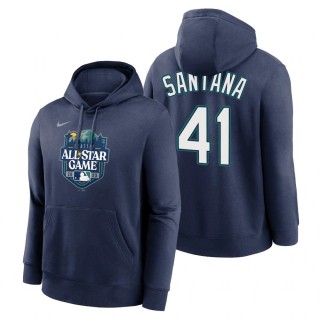 Seattle Mariners Carlos Santana Navy 2023 MLB All-Star Game Hoodie