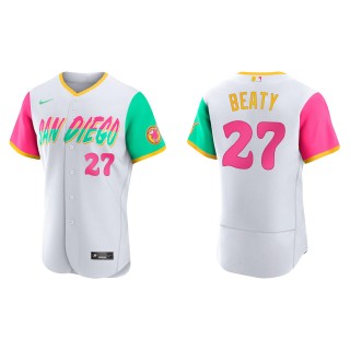 Matt Beaty San Diego Padres White 2022 City Connect Authentic Jersey