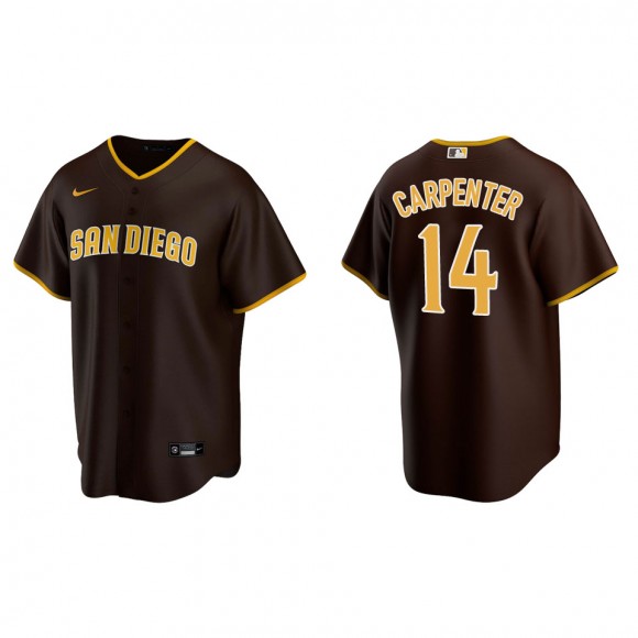 Matt Carpenter Men's San Diego Padres Nike Brown Road Replica Jersey