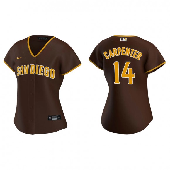 Matt Carpenter Women's San Diego Padres Nike Brown Road Replica Jersey