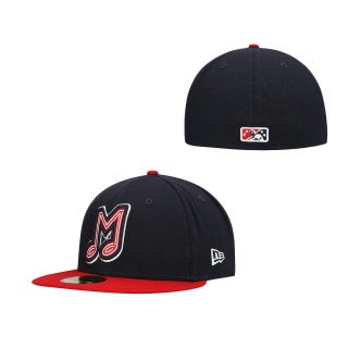 Memphis Redbirds Navy Authentic Collection Team Alternate 59FIFTY Fitted Hat