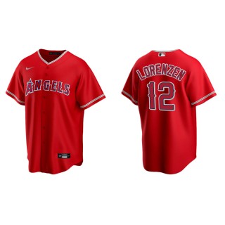 Michael Lorenzen Angels Red Replica Alternate Jersey