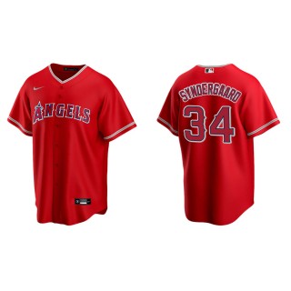 Noah Syndergaard Angels Red Replica Alternate Jersey