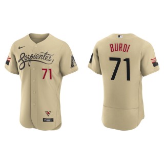 Zack Burdi Diamondbacks Gold 2021 City Connect Authentic Jersey