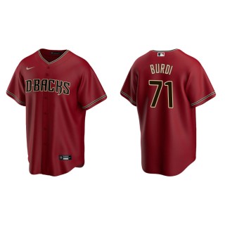 Zack Burdi Diamondbacks Red Replica Alternate Jersey